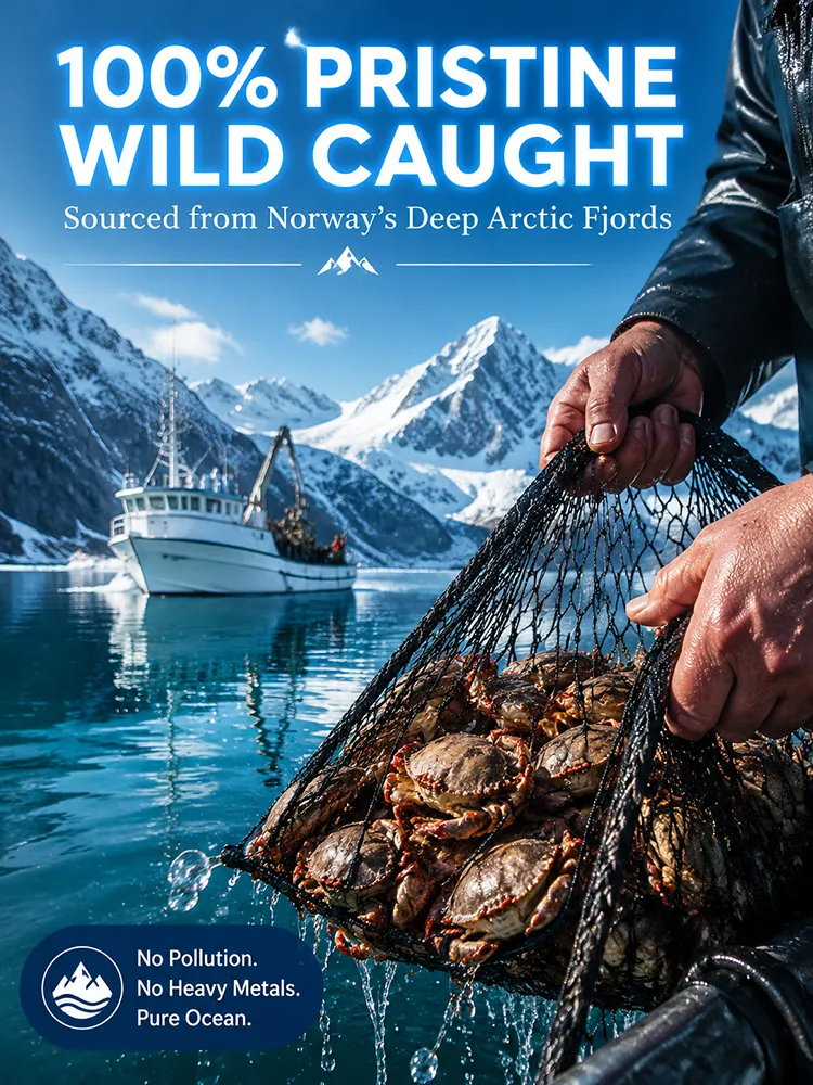 Wild-Caught Alaska Whole Crab Snack – Spicy Crispy Seafood Treat, High Protein Ready-to-Eat Snack-Ying